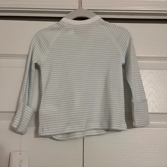 Ralph Lauren Baby Striped Wrap Top - Picture 2 of 6